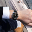 Relógio Masculino WKLuxury Pulseira Couro à Prova d'água / Para Homens Elegantes e Exclusivos