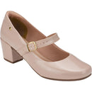 Sapato Feminino Boneca de Dança Salto baixo quadrado Bloco Confort Scarpin 6484