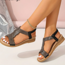 Sandália Rasteirinha Veneza Ortopédica/ Elegante e Confortável