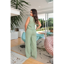 Conjunto Alfaiataria Edelise Calça e Blusa em Linho / Liberdade para a Mulher que Brilha em Todas Ocasiões!