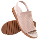 Sandália Feminina Ortopédica Knit Calce Fácil Meia Elástico Anatômica Massageadora Confortável 7603