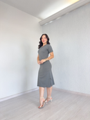 Vestido Midi Malha de 100% Algodão