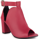 Sandália Feminina Ankle Boots Salto Grosso Clássica Casual Sapato Confortável Blogueira Figueiroa