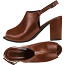 Sandália Saltinho Open Boot Salto Alto Bloco Grosso Ankle Boots Shekinah Confortável Moda