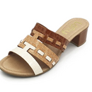 Sandália Tamanco Feminino Croco Summer Ortopédico