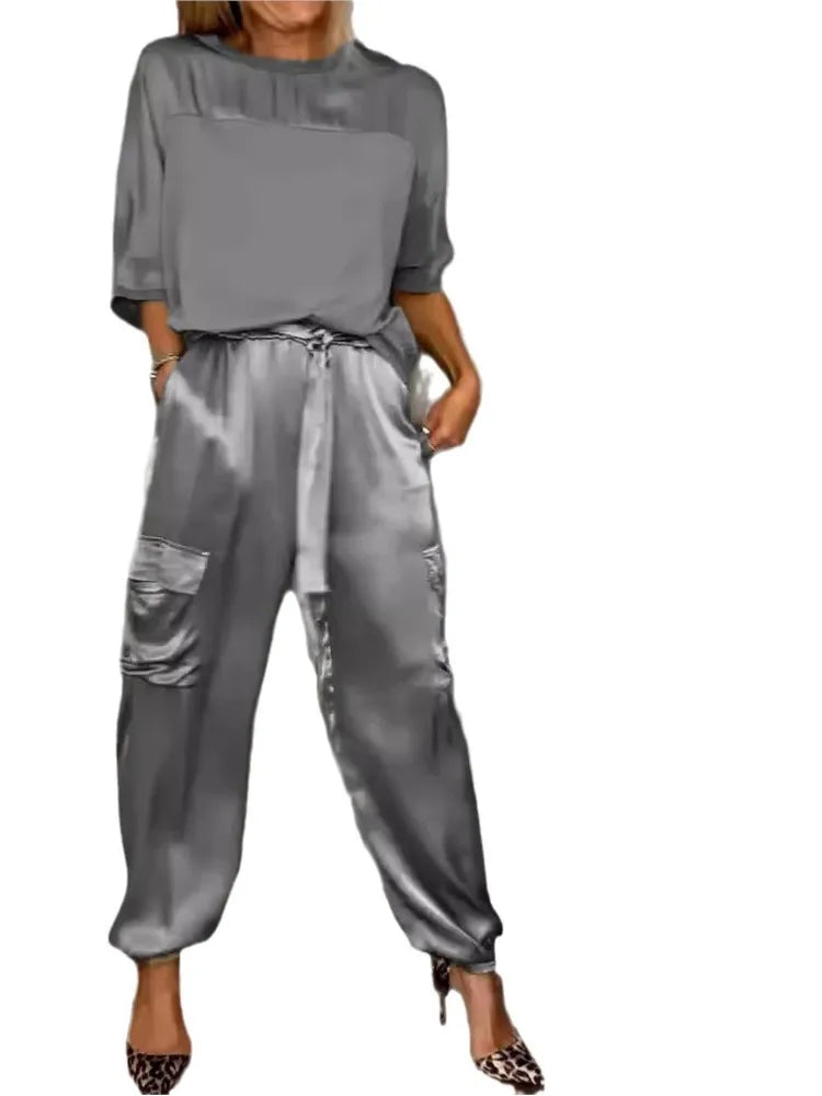 Conjunto Calça e Blusa Melina / Para a Mulher Moderna