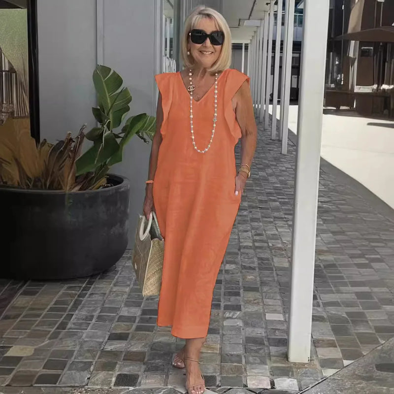 Vestido Manga Curta Noronha/ Conforto e Estilo Para o Seu dia a dia.