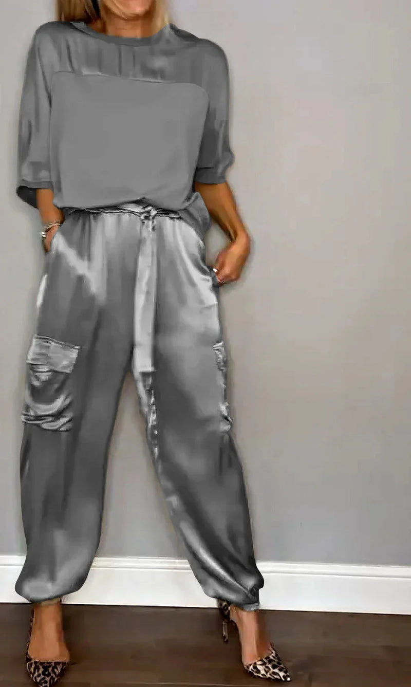 Conjunto Calça e Blusa Melina / Para a Mulher Moderna
