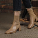 Bota Feminina Ortopédica Dallas Western Couro Cano Curto com Malha Salto 4cm/ Para Mulheres que Brilham