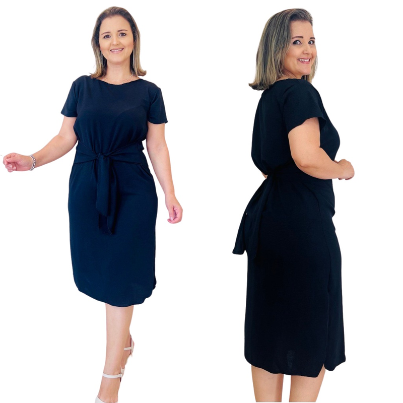 Vestido Marina Feminino Elegante Social 3 Formas de uso