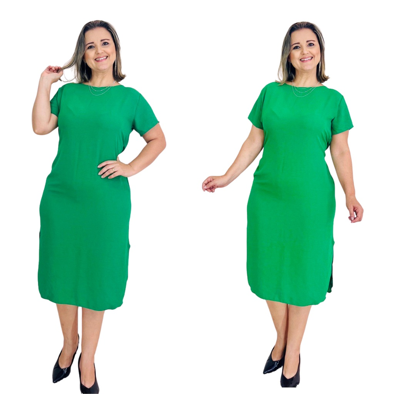 Vestido Marina Feminino Elegante Social 3 Formas de uso