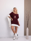 Vestido Bata Feminino Manga Morcego Tunica Soltinha Linda