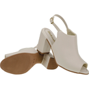 Sandália Saltinho Open Boot Salto Alto Bloco Grosso Ankle Boots Shekinah Confortável Moda