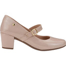 Sapato Feminino Boneca de Dança Salto baixo quadrado Bloco Confort Scarpin 6484