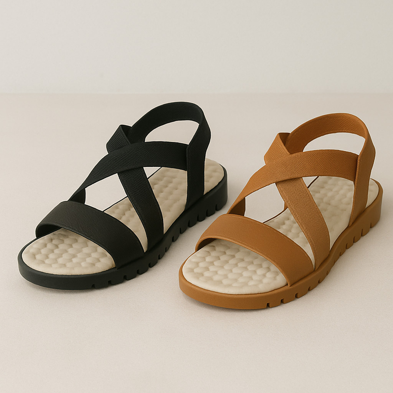 Sandália Feminina Papete Ortopédica Anatômica Massageadora Ultra Conforto Leve e Macia